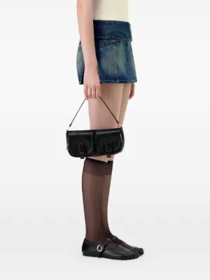 Marine Serre デニム ミニスカート | ブルー | FARFETCH JP