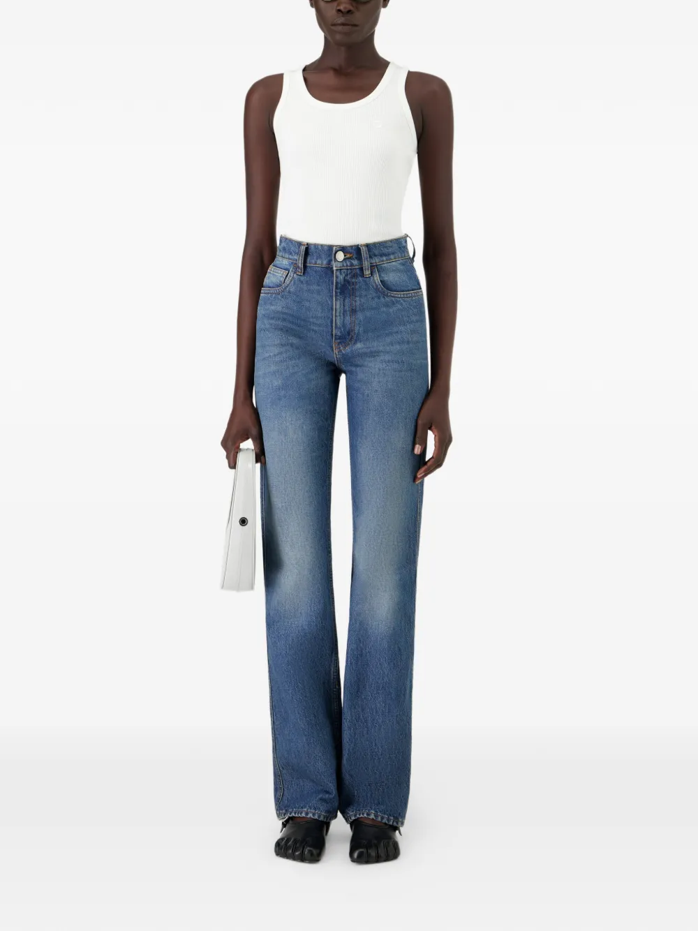 Coperni Jeans met vijf zakken - Blauw