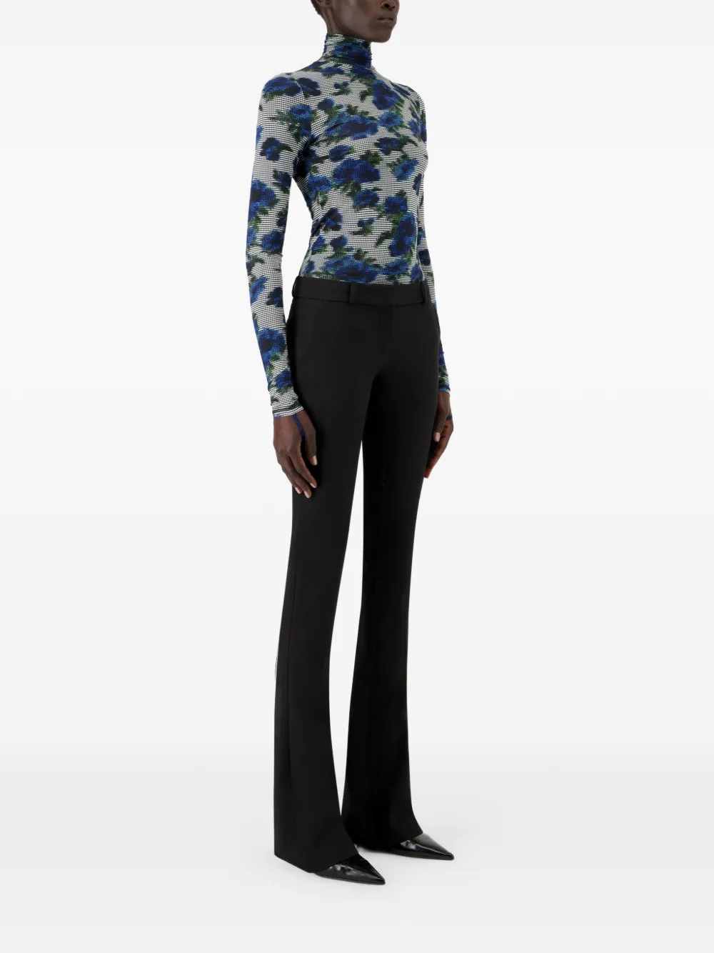  Coperni Rear-pocket Flared Trousers - Black 