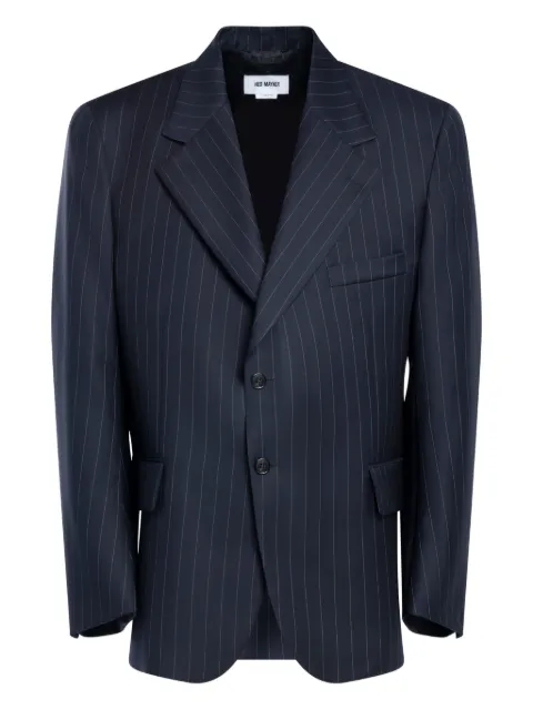 Hed Mayner pinstripe button jacket