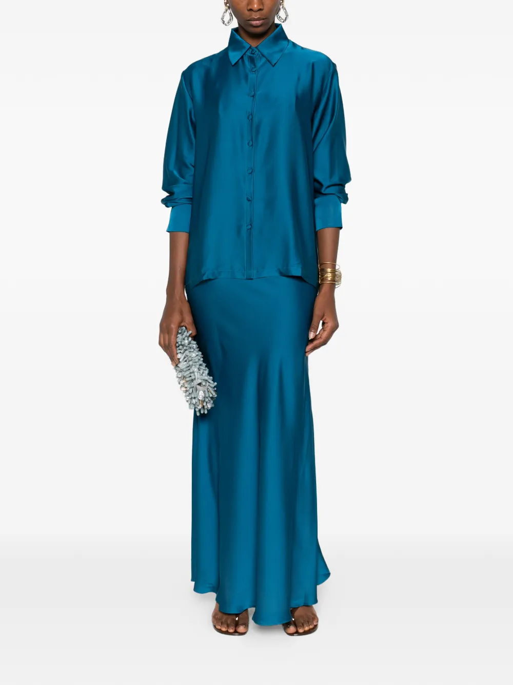 SILKYLICIOUS conjunto de falda larga Fiora | Faldas acampanadas | Image 2