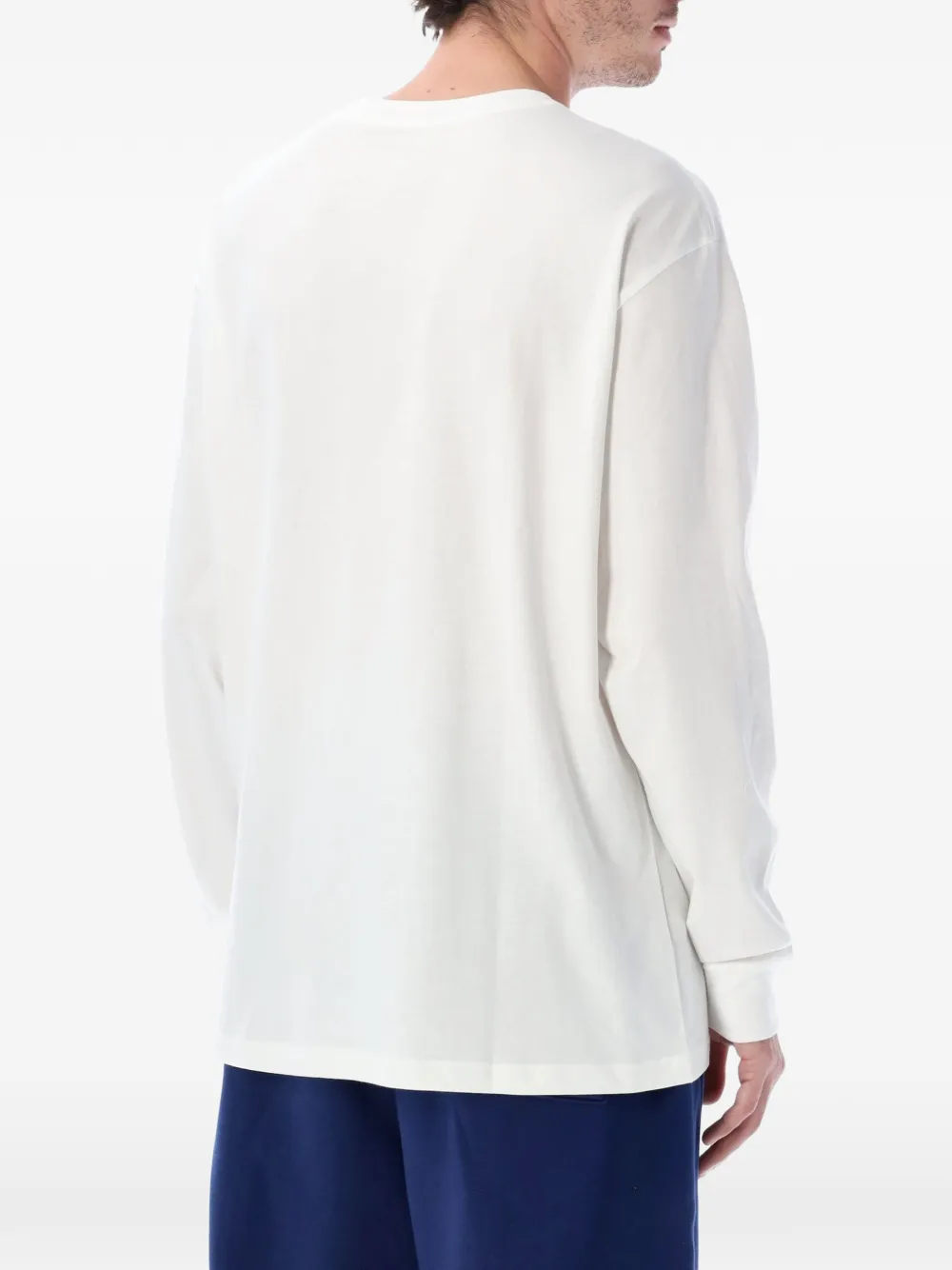 Jordan T-shirt met grafische print en lange mouwen - Wit