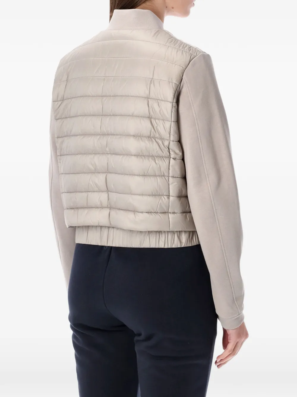 Parajumpers Loretta Quilted Zip-up Jacket In Gray