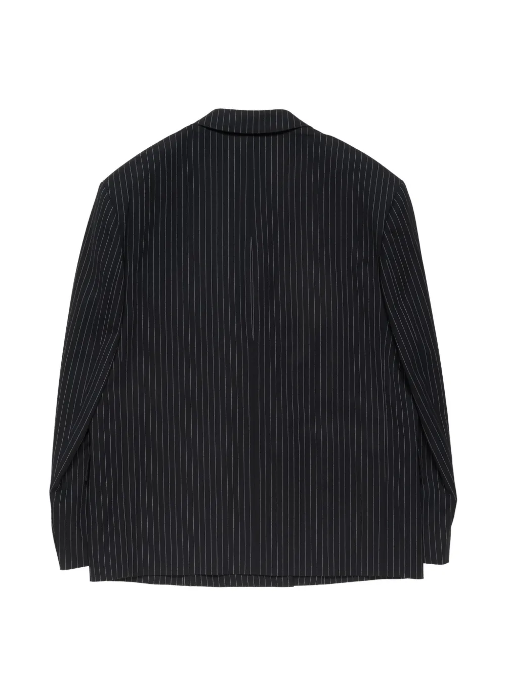 Acne Studios ストライプ ダブルジャケット | ブラック | FARFETCH JP
