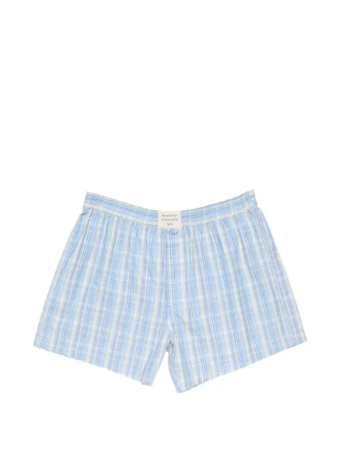 Acne Studios checked-pattern shorts