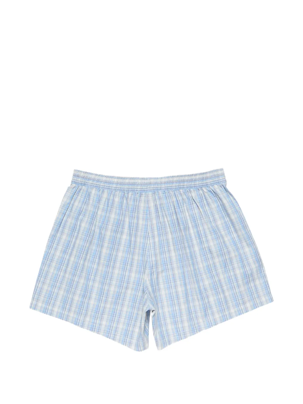  Acne Studios Checked-pattern Shorts - Blue 