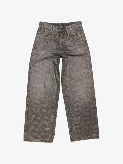 Acne Studios loose rhinestone jeans – 1981