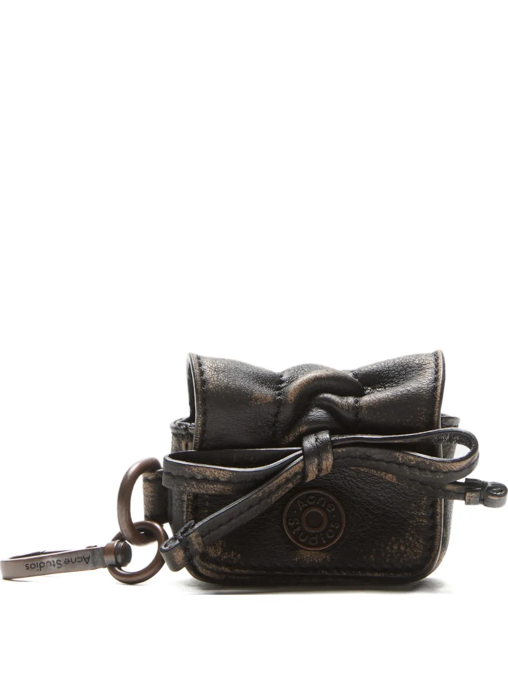 Acne Studios Porta cuffie con tasche - Marrone