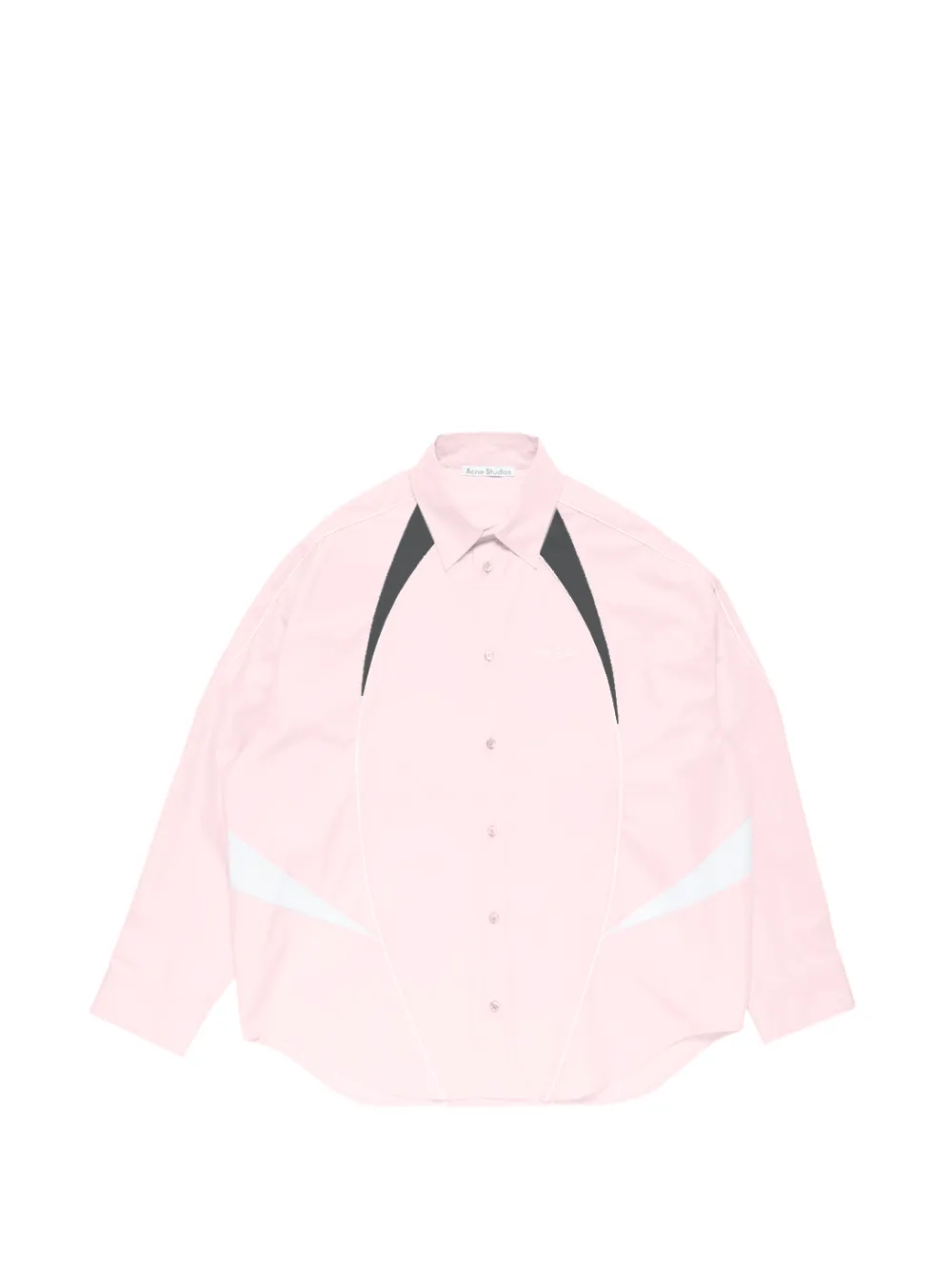 Acne Studios button piping shirt - Blu