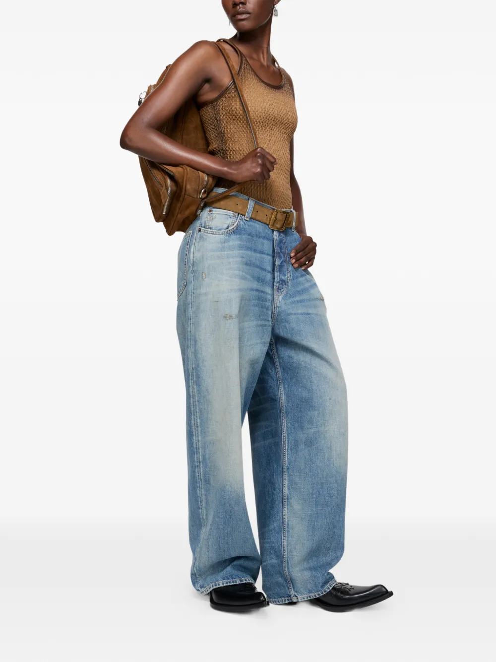  Acne Studios Loose-fit Patch Jeans - Blue 