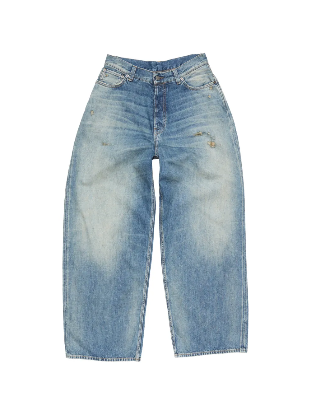 Acne Studios loose-fit patch jeans - Blu
