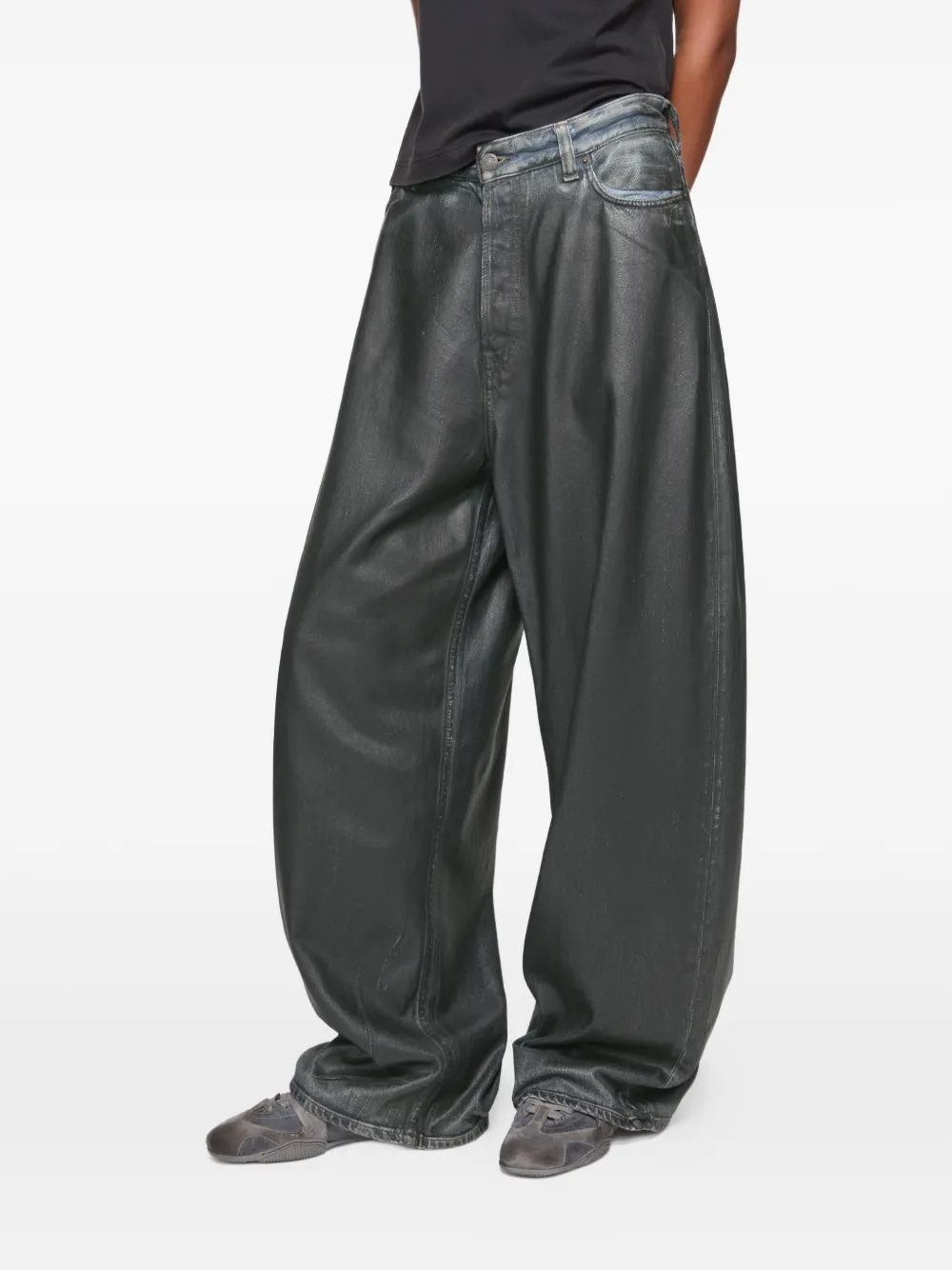 Acne Studios Ruimvallende jeans Grijs