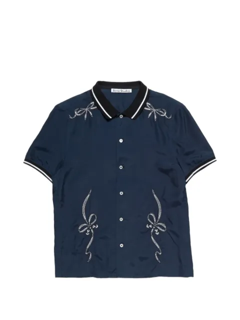 Acne Studios Embroidered button-up shirt