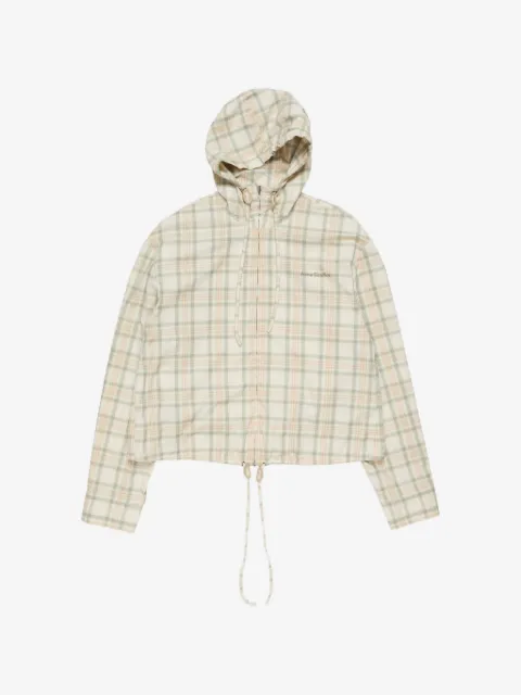 Acne Studios チェック フーデッド ジャケット