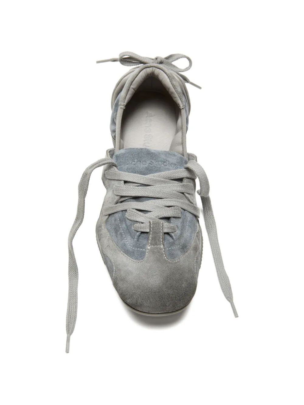 Acne Studios laced panelled sneakers Grijs
