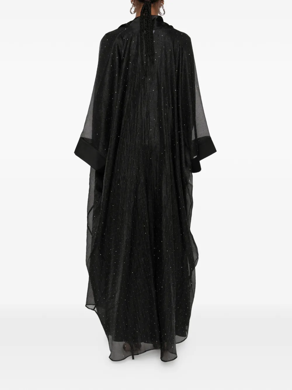  Silkylicious Conjunto Abaya De Seda - Negro 