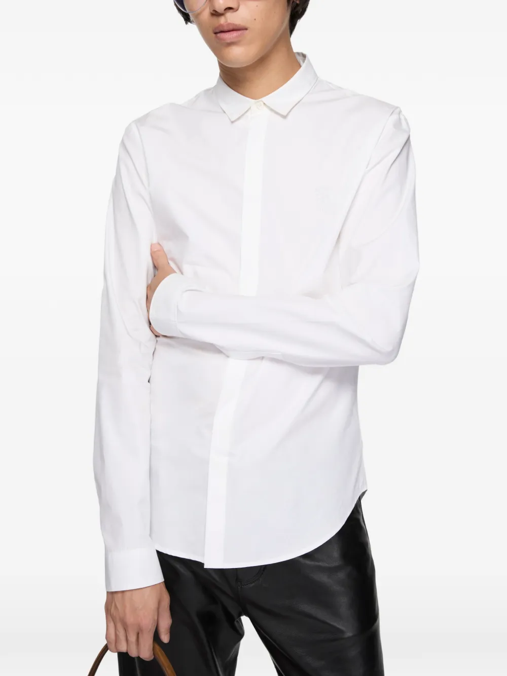Acne Studios Overhemd van biologisch katoen Wit