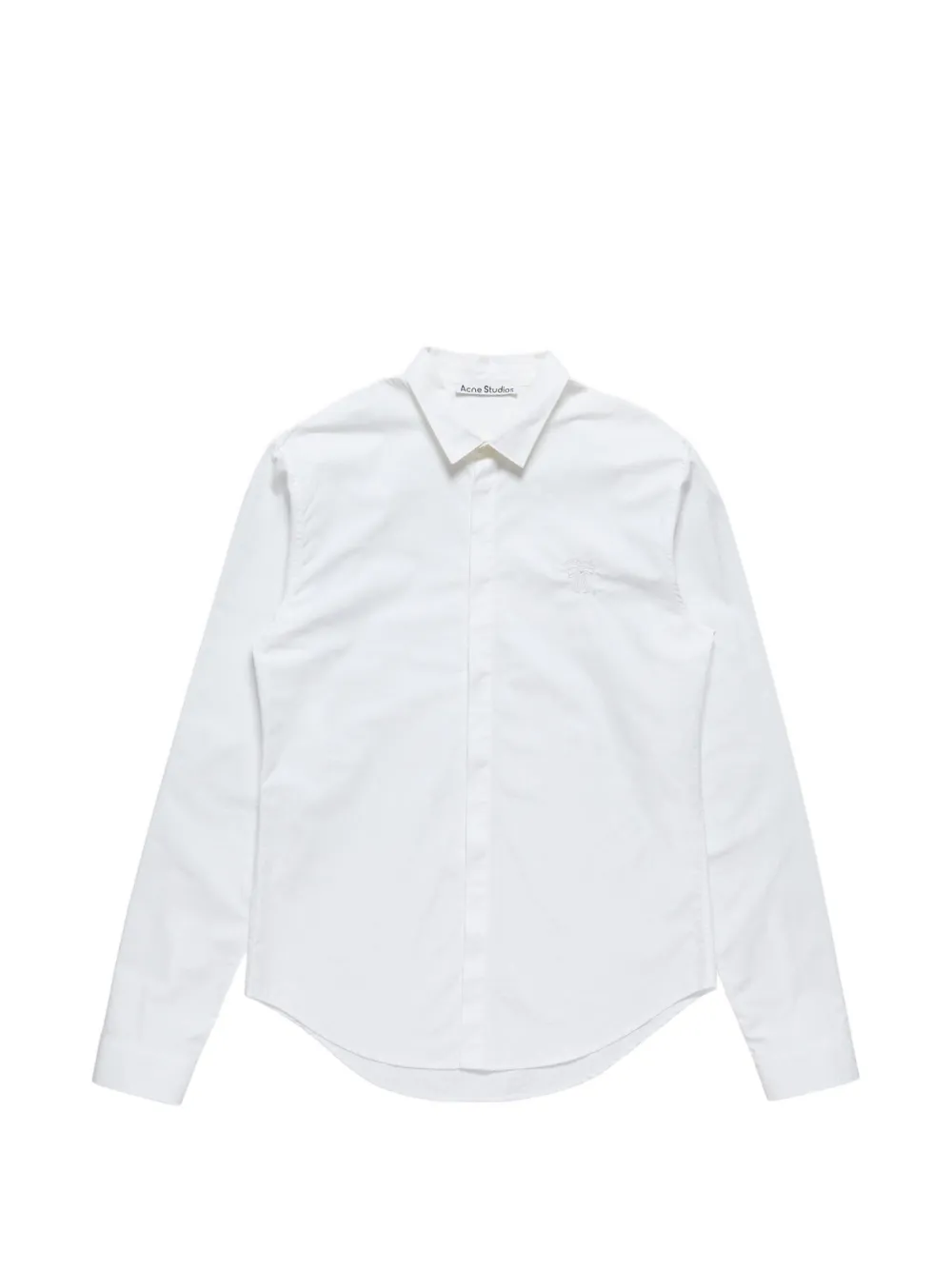 Acne Studios Getailleerd overhemd met knopen Wit