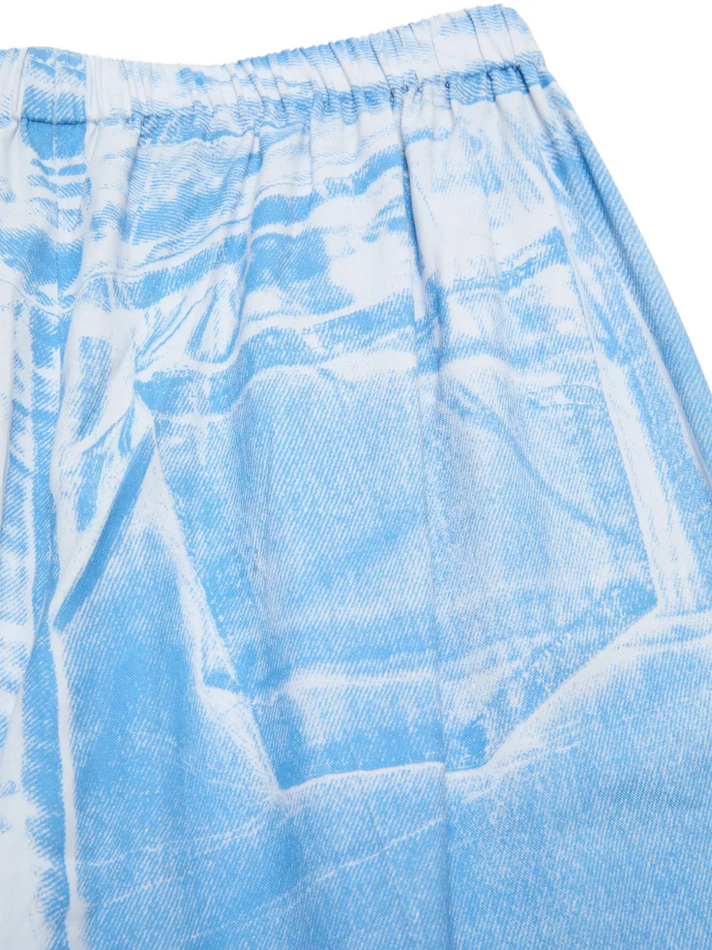 Acne Studios Casual broek met print Blauw