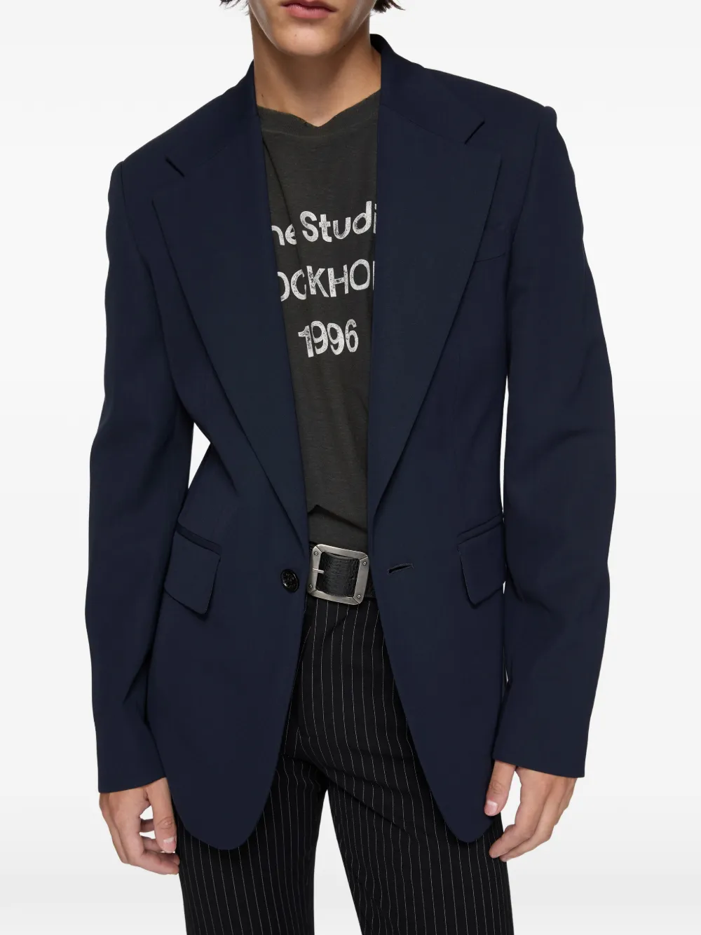 Acne Studios Getailleerd colbert Blauw