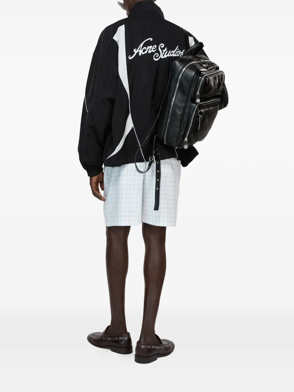  Acne Studios Logo-embroidered Jacket - Black 
