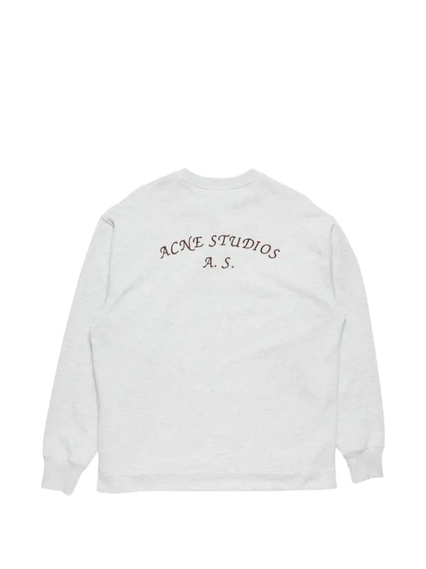 Acne Studios ロゴスウェットシャツ　トレーナー Acne Studios ロゴ スウェットシャツ | グレー | FARFETCH JP