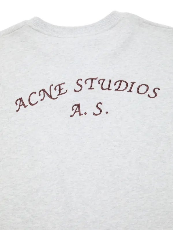 Acne Studios ロゴ スウェットシャツ | グレー | FARFETCH JP