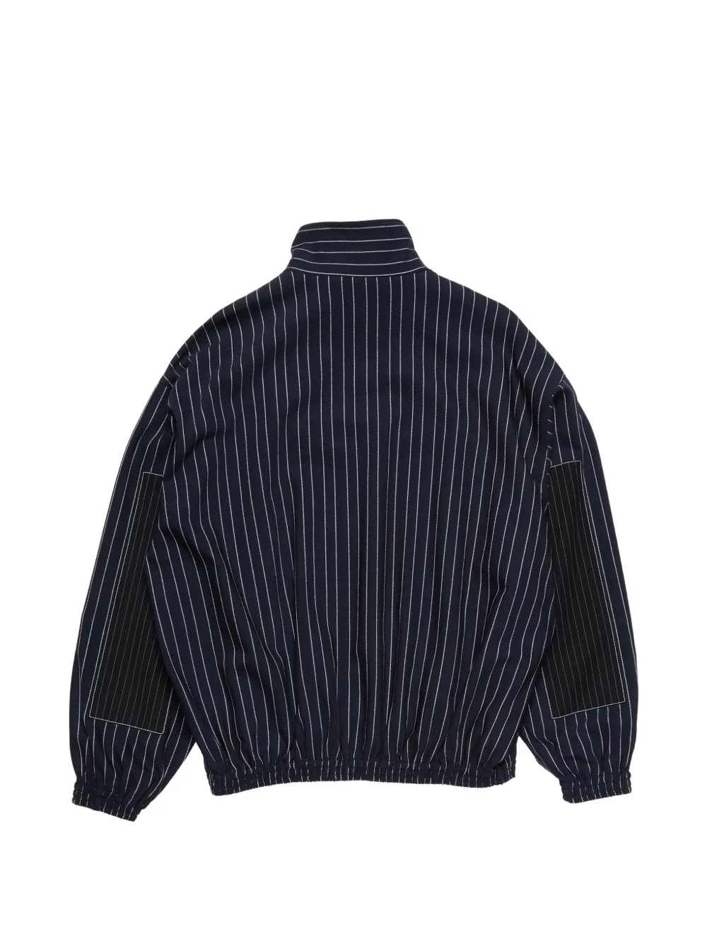 Acne Studios Pinstripe Zip Jacket | Blue | FARFETCH AO