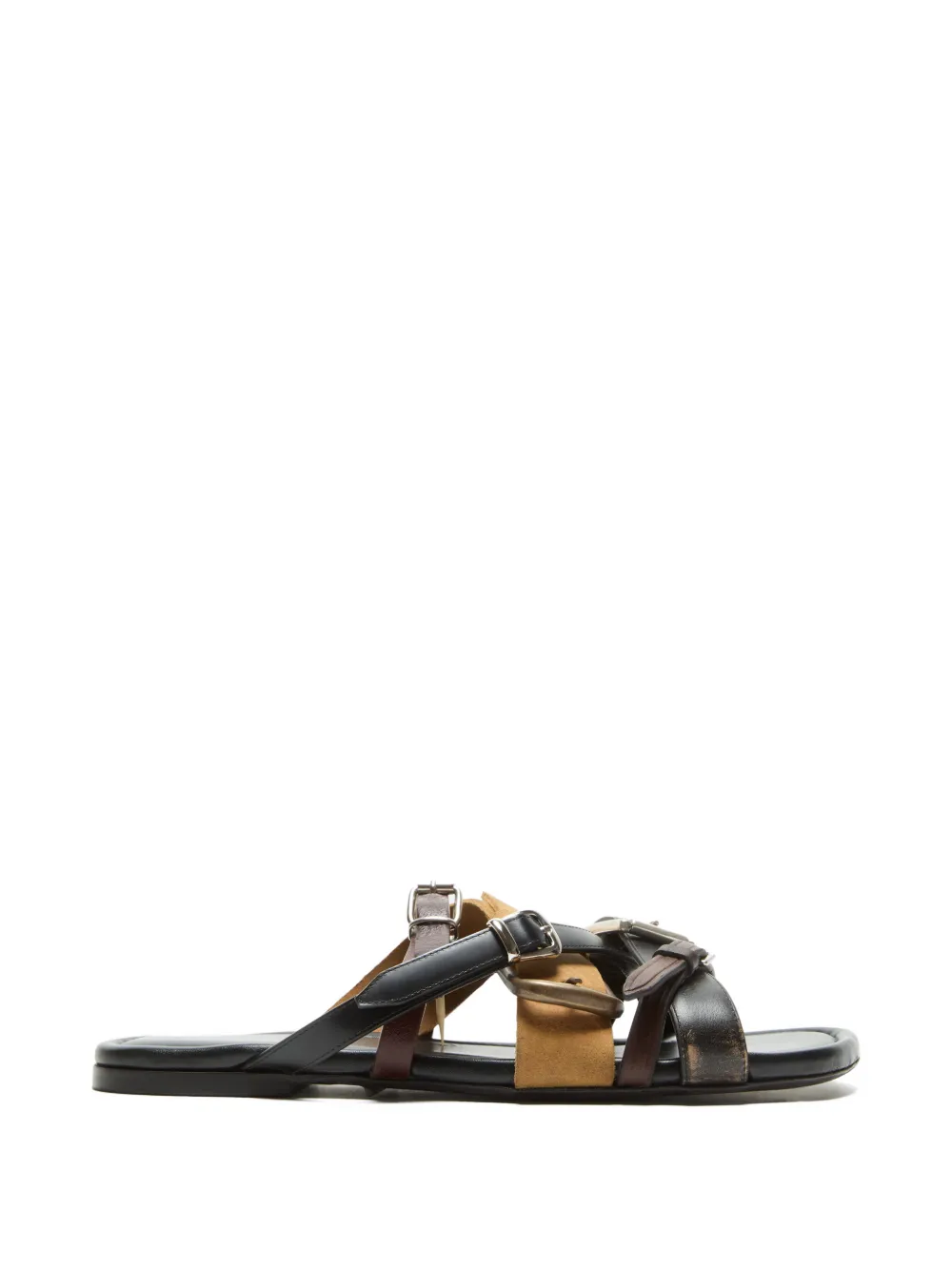 Acne Studios buckle strap sandals - Nero