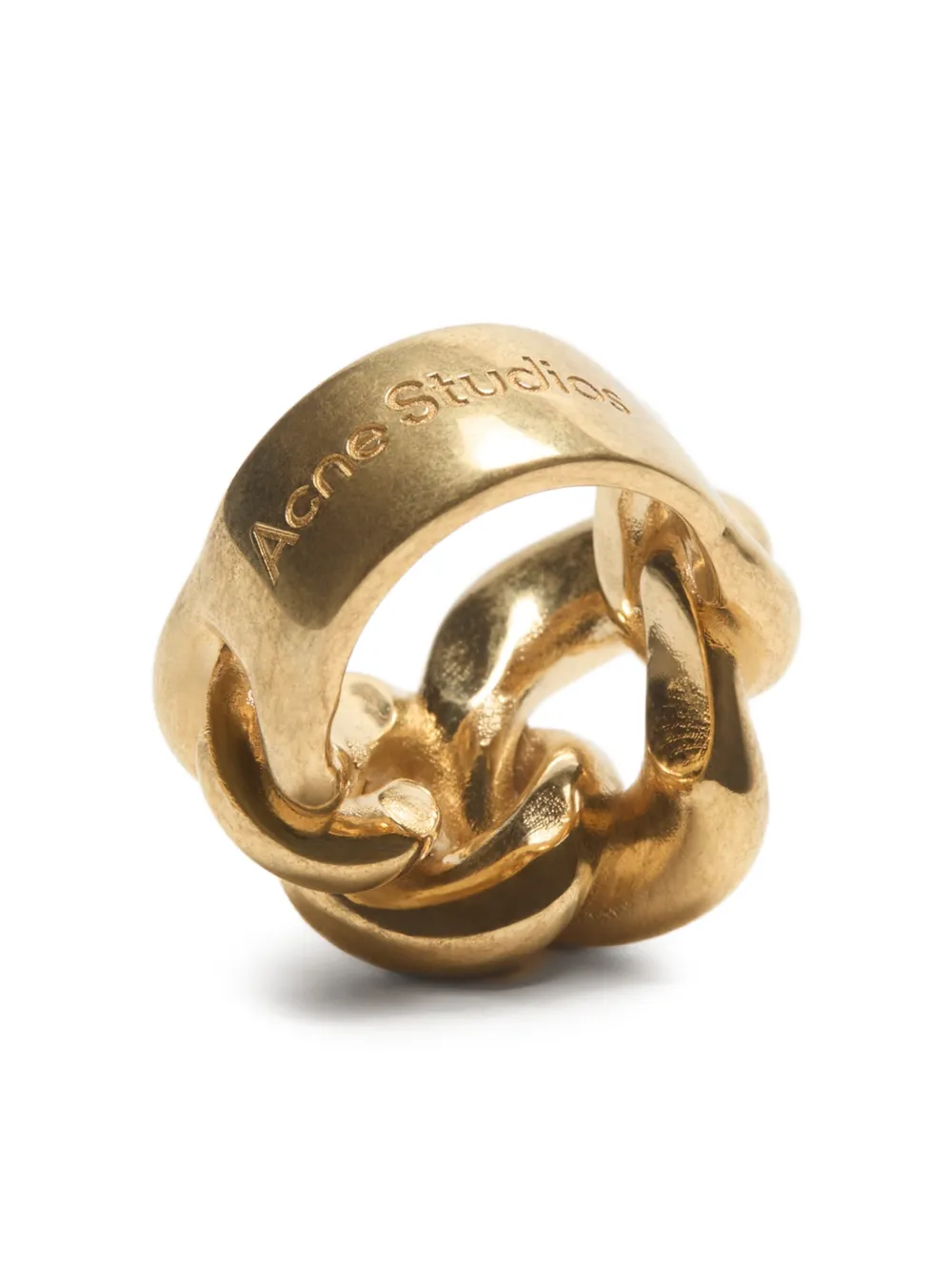  Acne Studios Chain-link Ring - Gold 