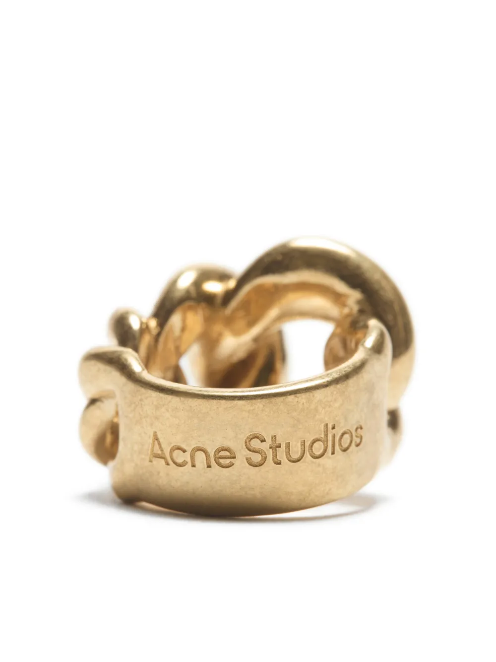 Acne Studios リング Acne Studios チャンキーチェーン リング | ゴールドトーン | FARFETCH JP