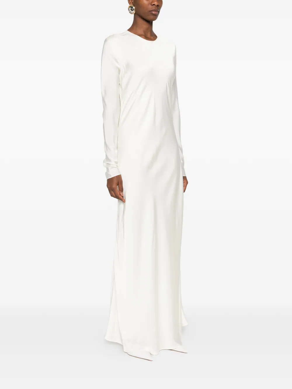  Silkylicious Vestido Largo Rima - Blanco 