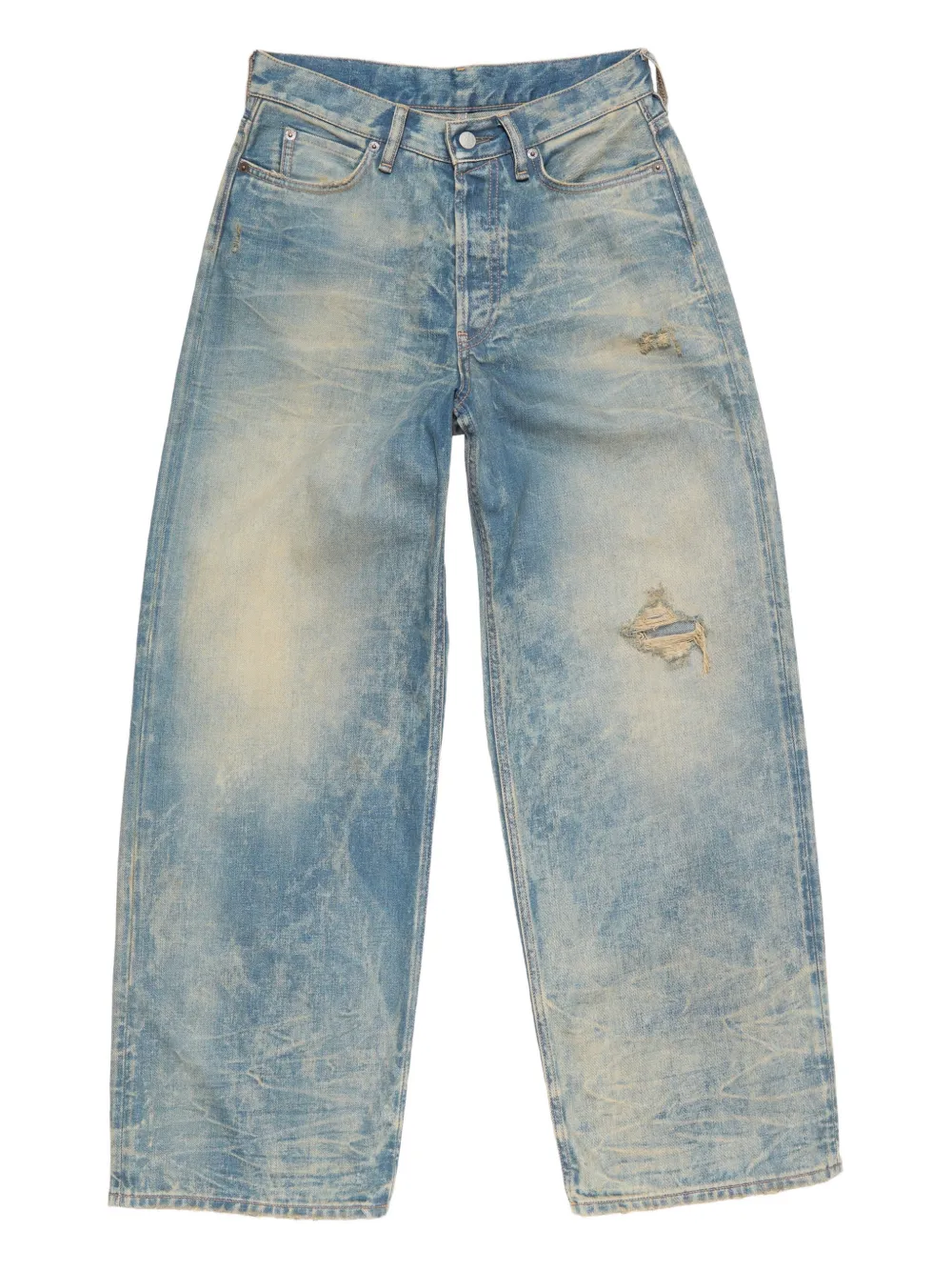 Acne Studios Pantaloni con applicazione 1981 - Blu
