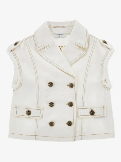 Philosophy Di Lorenzo Serafini Kids double-breasted gilet