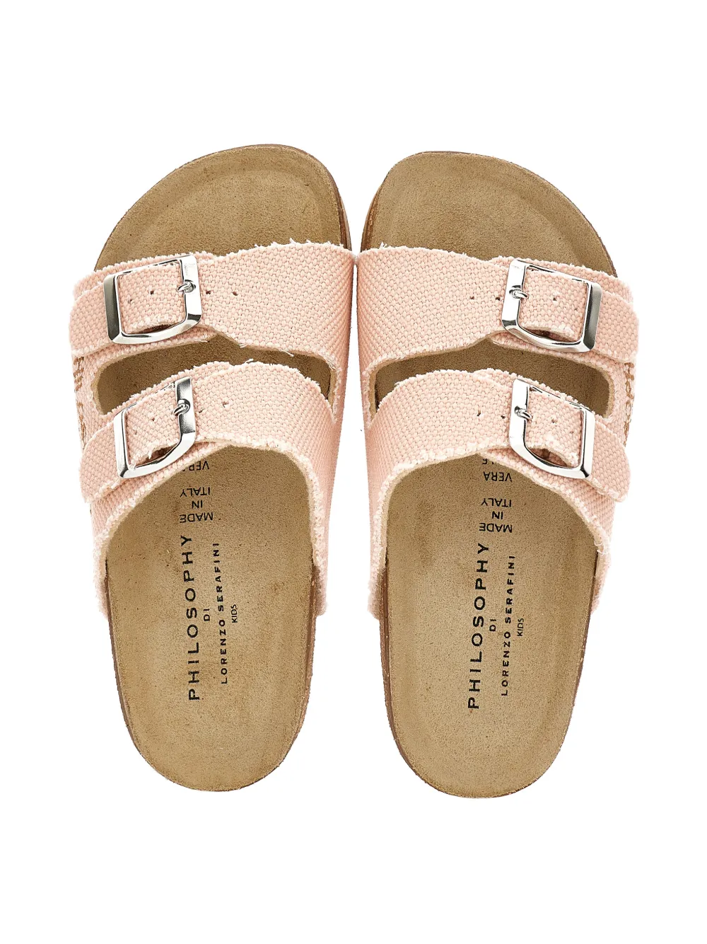 Philosophy Di Lorenzo Serafini Kids Sandalen met gesp Roze