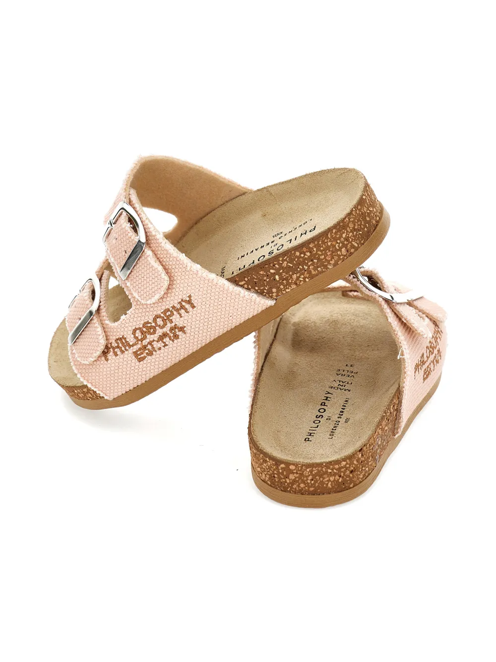 Philosophy Di Lorenzo Serafini Kids Sandalen met gesp Roze