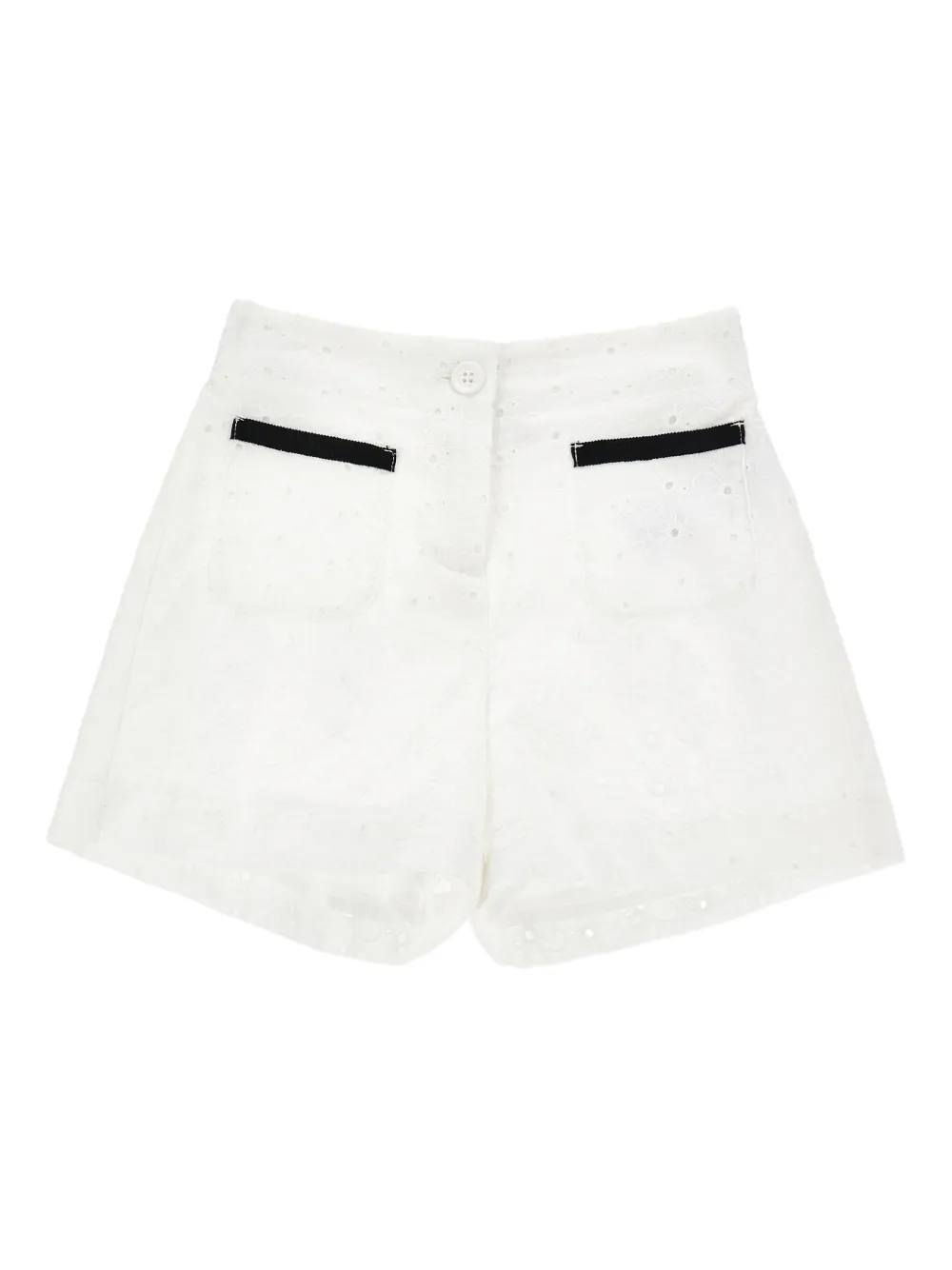 Philosophy Di Lorenzo Serafini Kids Shorts con occhielli - Bianco