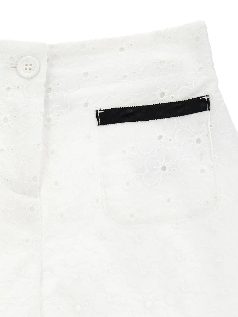 Philosophy Di Lorenzo Serafini Kids Shorts met ringlets Wit