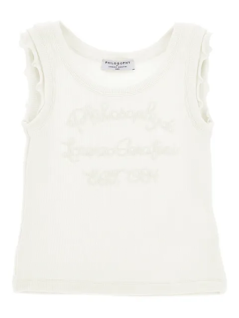 Philosophy Di Lorenzo Serafini Kids top con ribete de volantes