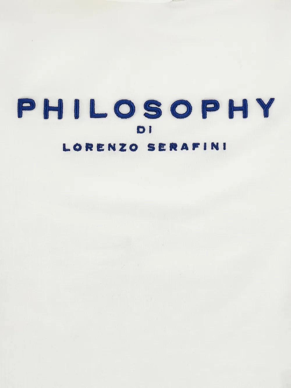 Philosophy Di Lorenzo Serafini Kids Hoodie met geborduurd logo Wit