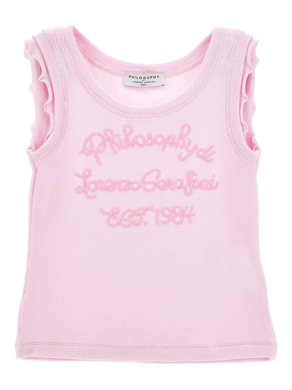Philosophy Di Lorenzo Serafini Kids Canotta con ruches - Rosa