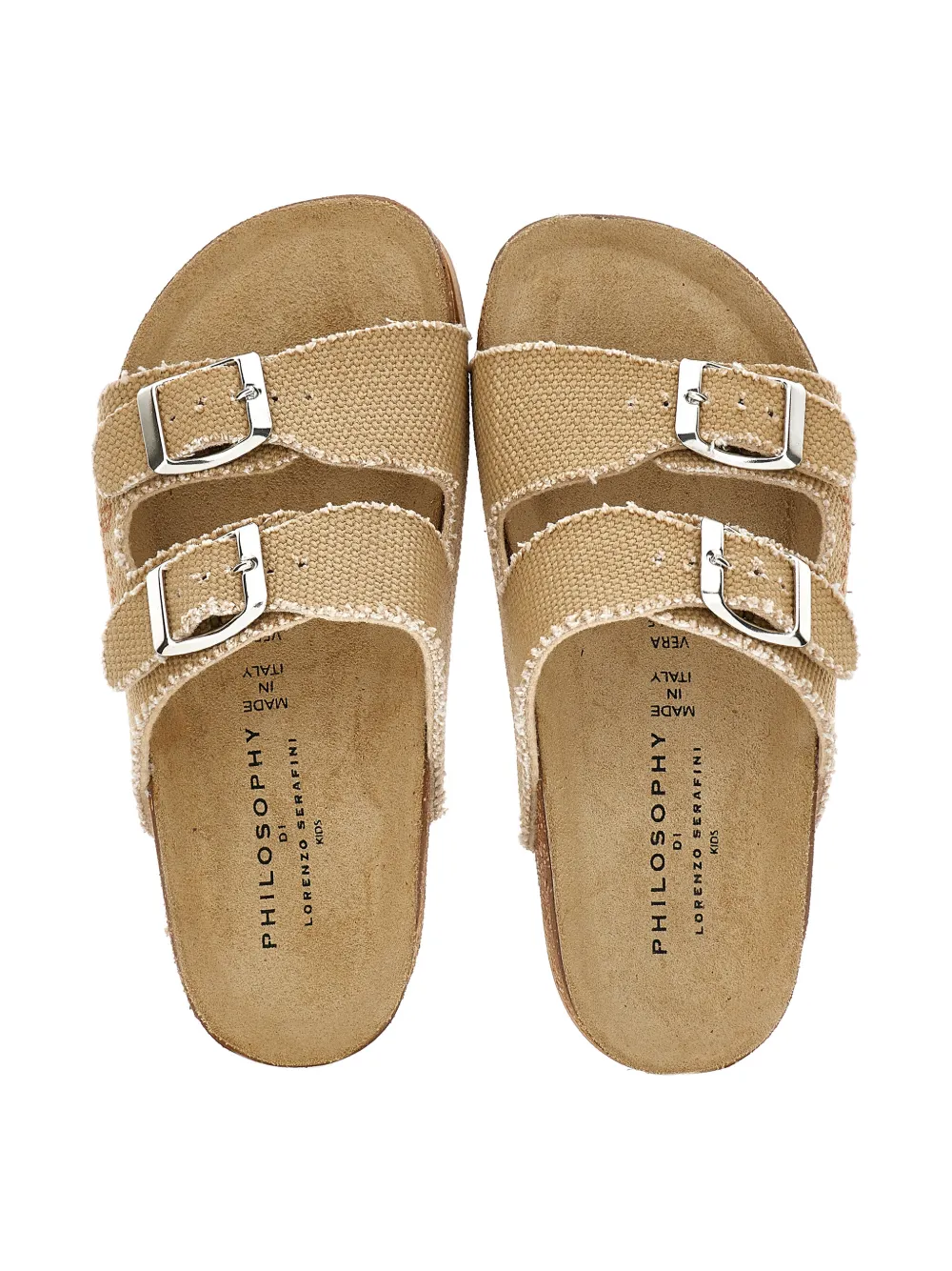 Philosophy Di Lorenzo Serafini Kids Sandalen met gesp Beige