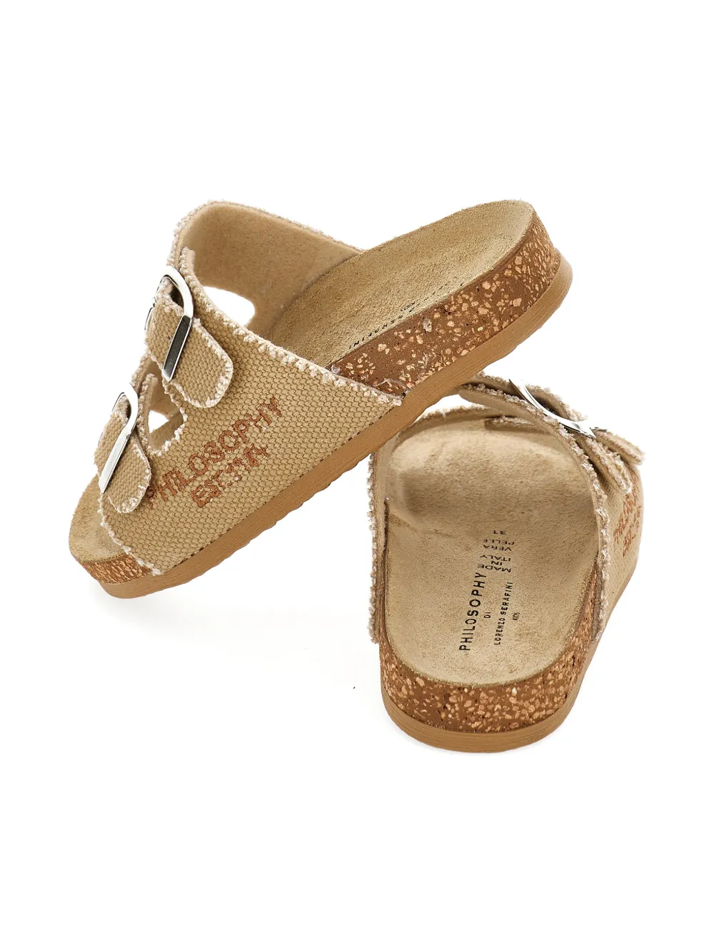 Philosophy Di Lorenzo Serafini Kids Sandalen met gesp Beige