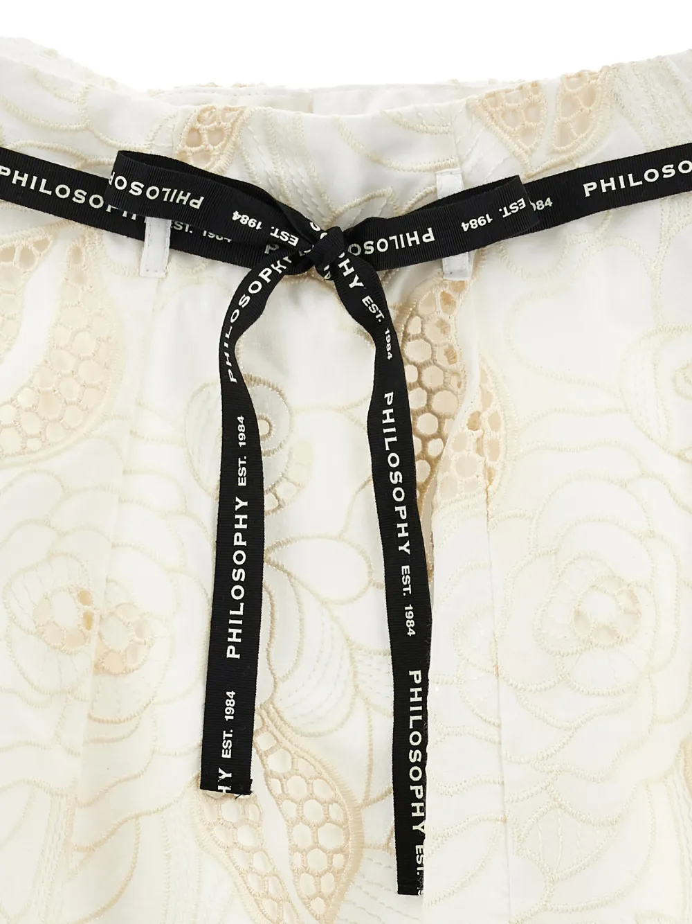Philosophy Di Lorenzo Serafini Kids Rok met bloemapplicatie Wit