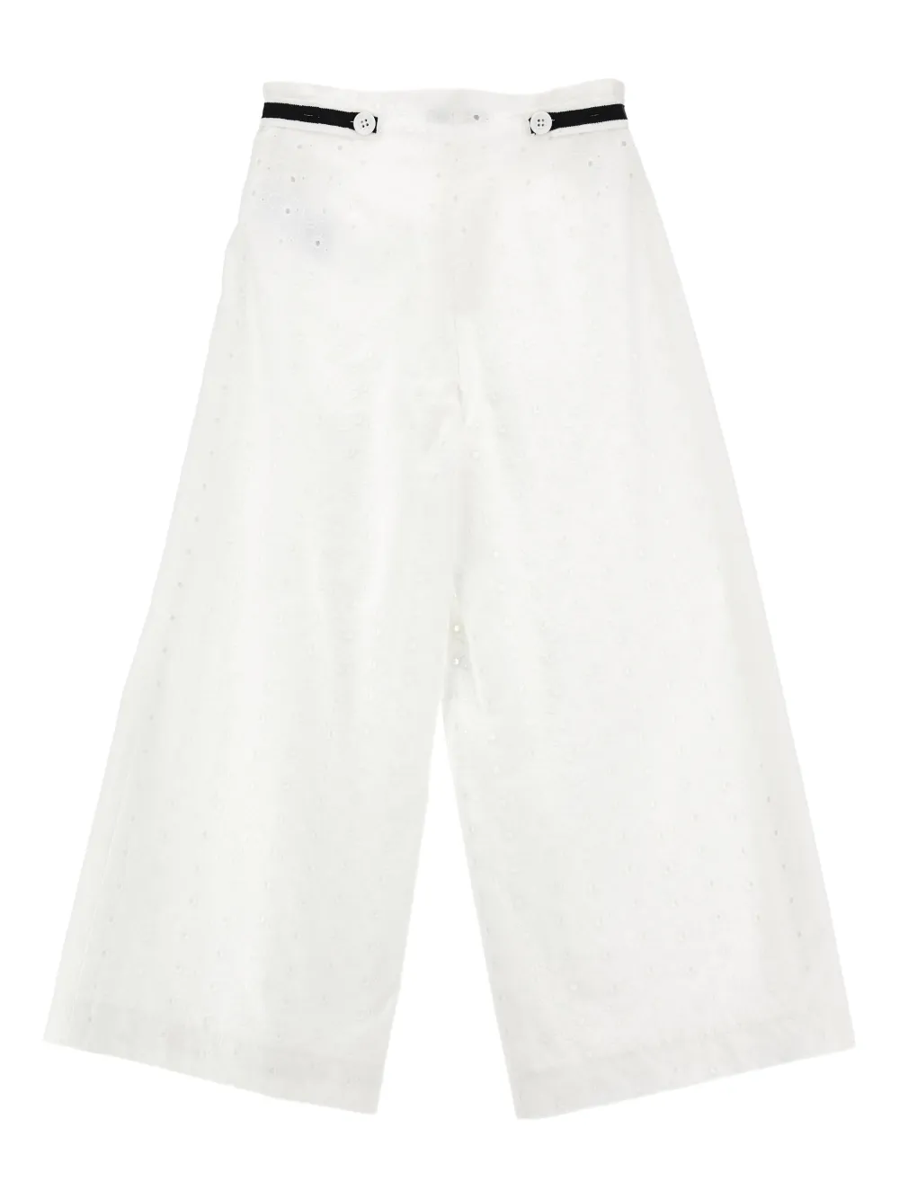 Philosophy Di Lorenzo Serafini Kids Broek met knoopsluiting Wit