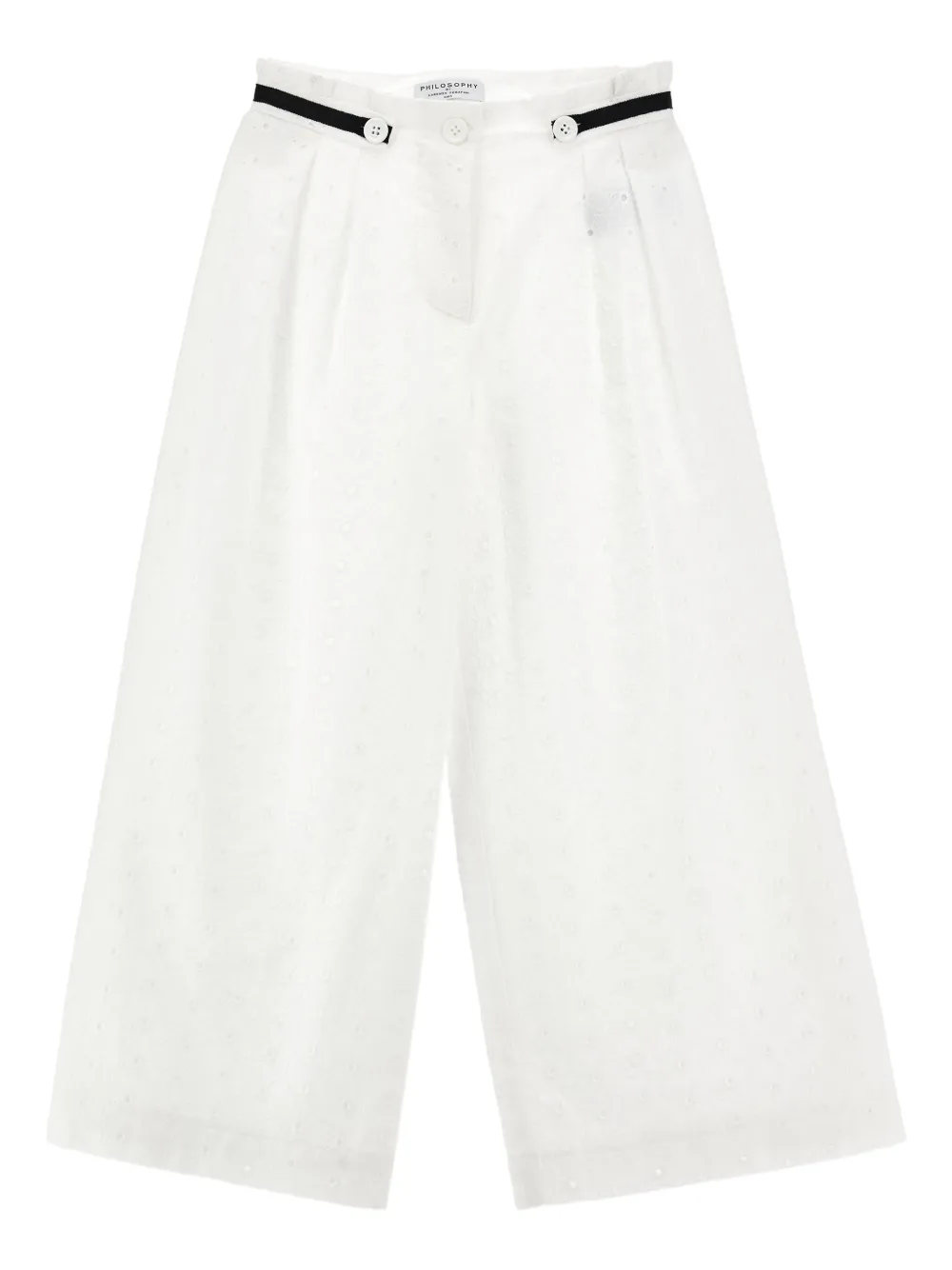 Philosophy Di Lorenzo Serafini Kids Pantaloni con bottoni - Bianco