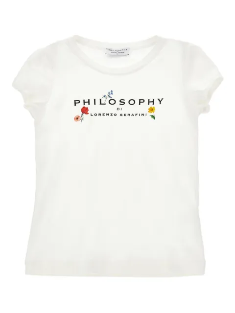 Philosophy Di Lorenzo Serafini Kids playera con estampado floral