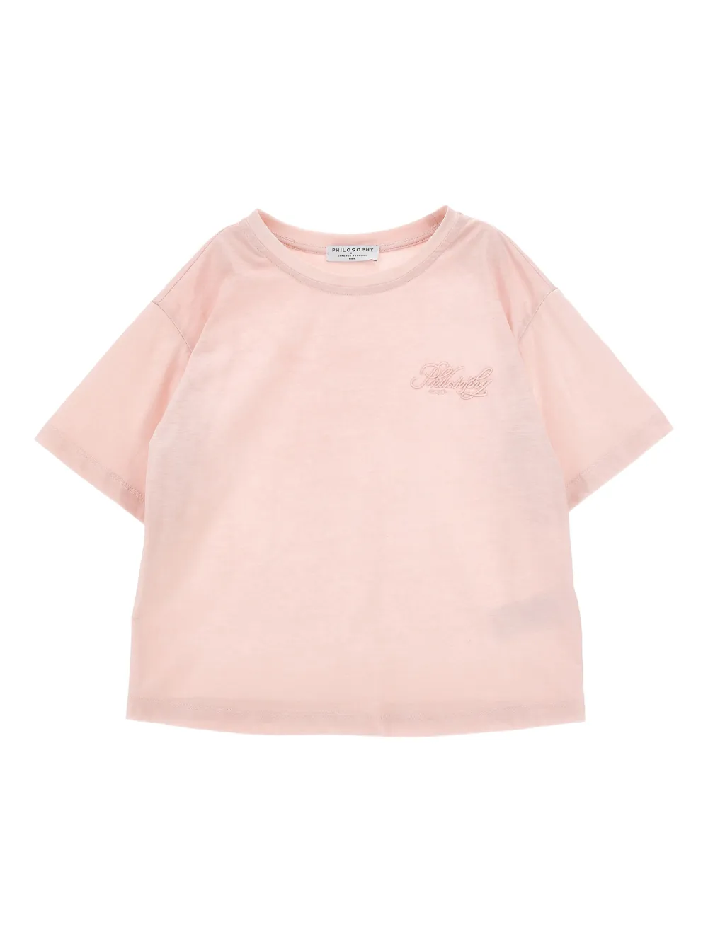 Philosophy Di Lorenzo Serafini Kids T-shirt con ricamo - Rosa