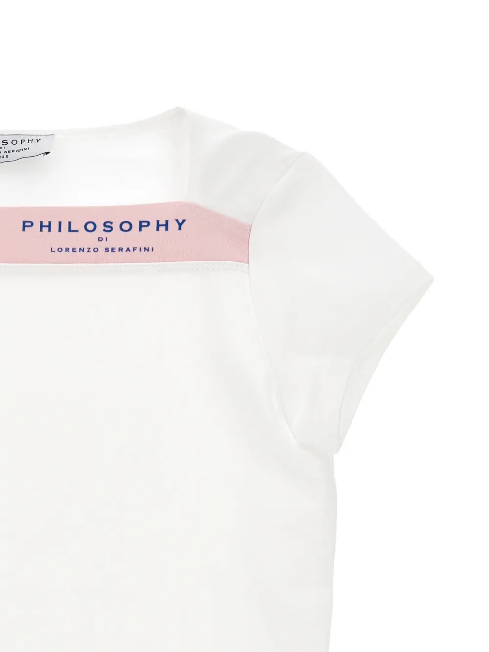 Philosophy Di Lorenzo Serafini Kids T-shirt met logo Wit