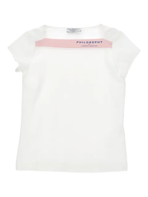 Philosophy Di Lorenzo Serafini Kids playera con logo estampado